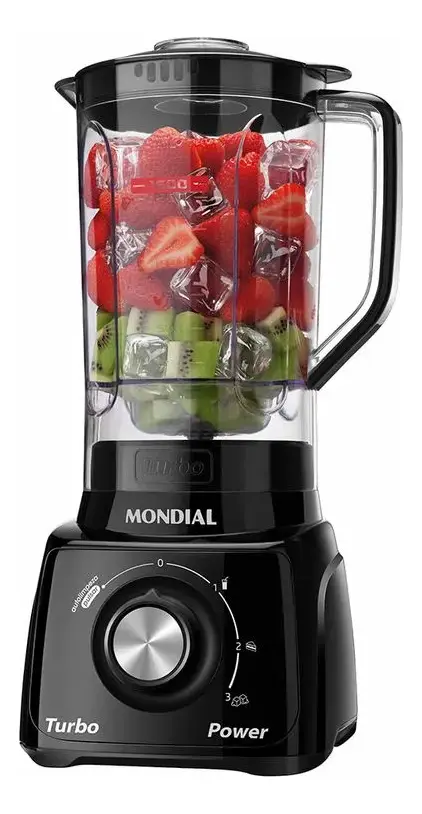 Liquidificador Mondial L-99 Turbo Power preto